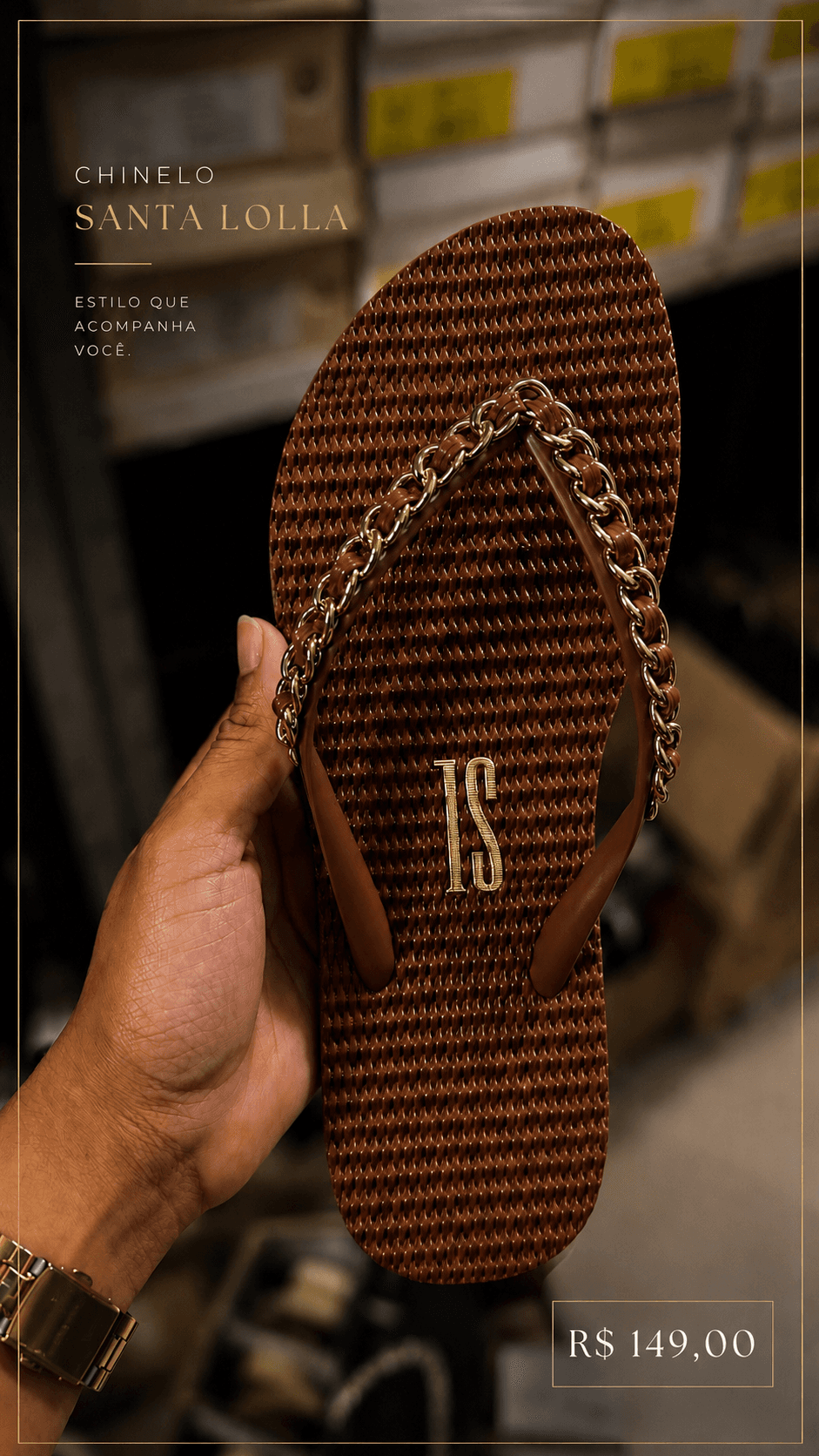 Sandália Branca Santa Lolla — Boutique Eva Milhomem